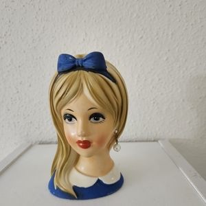 Vintage Teen Head Vase
